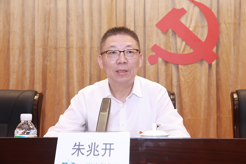 朱兆开发表讲话 朱兆开发表讲话